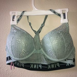 PINK Racerback Lace Bra